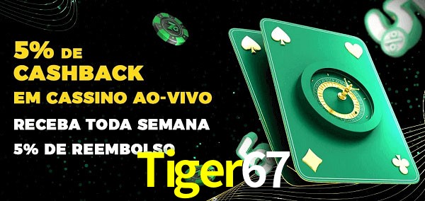 Promoções do cassino ao Vivo Tiger67
